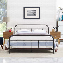 Load image into Gallery viewer, Maisie Stainless Steel Queen Bed Frame by Modway