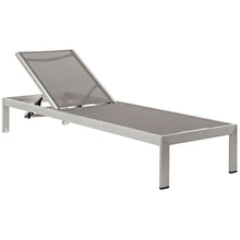 Load image into Gallery viewer, Shore Outdoor Patio Aluminum Chaise Set of 6 by Modway