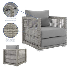 Load image into Gallery viewer, Aura Rattan Outdoor Patio Armchair by Modway