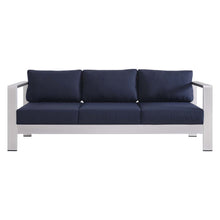Load image into Gallery viewer, Shore Sunbrella¨ Fabric Aluminum Outdoor Patio Sofa by Modway