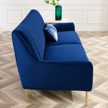 Load image into Gallery viewer, Winsome Channel Tufted Performance Velvet Sofa by Modway