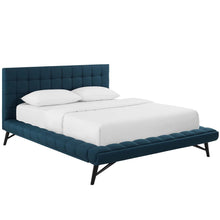 Load image into Gallery viewer, Julia Biscuit Tufted Upholstered Fabric Queen Platform Bed by Modway