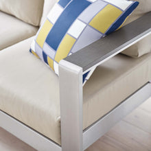 Load image into Gallery viewer, Shore Outdoor Patio Aluminum Sofa by Modway