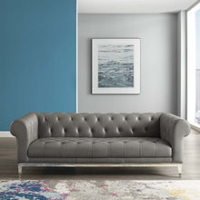 Load image into Gallery viewer, Idyll Tufted Button Upholstered Leather Chesterfield Sofa by Modway