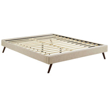Load image into Gallery viewer, Loryn Fabric Full Bed Frame with Round Splayed Legs by Modway