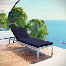 Load image into Gallery viewer, Shore Outdoor Patio Aluminum Chaise with Cushions by Modway