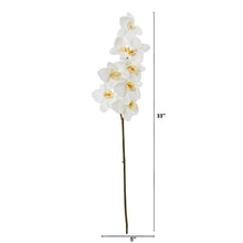 Load image into Gallery viewer, 33" Phalaenopsis Orchid Artificial Flower (Set of 6)