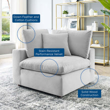 Load image into Gallery viewer, Commix Down Filled Overstuffed Performance Velvet Corner Chair by Modway