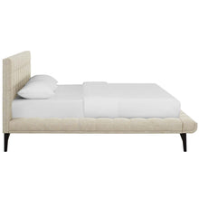 Load image into Gallery viewer, Julia Biscuit Tufted Upholstered Fabric Queen Platform Bed by Modway