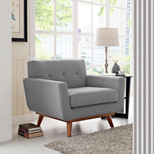 Load image into Gallery viewer, Engage Upholstered Fabric Armchair by Modway