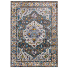 Load image into Gallery viewer, Success Anisah Distressed Floral Vintage Medallion 4x6 Area Rug by Modway