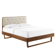 Load image into Gallery viewer, Bridgette Wood Queen Platform Bed With Angular Frame by Modway