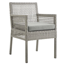 Load image into Gallery viewer, Aura Outdoor Patio Wicker Rattan Dining Armchair by Modway