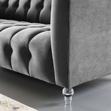 Load image into Gallery viewer, Mesmer Channel Tufted Button Performance Velvet Sofa by Modway