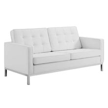 Load image into Gallery viewer, Loft 2-Piece Tufted Vegan Leather Furniture Set by Modway