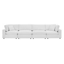 Load image into Gallery viewer, Commix Down Filled Overstuffed Performance Velvet 4-Seater Sofa by Modway