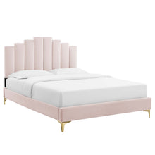 Load image into Gallery viewer, Elise Performance Velvet King Platform Bed by Modway