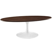 Load image into Gallery viewer, Lippa 48" Oval Wood Coffee Table by Modway