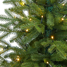 Load image into Gallery viewer, 5' Swedish Fir Artificial Christmas Tree w/ 160 Warm White LED Lights