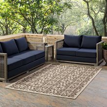 Load image into Gallery viewer, Ariana Vintage Floral Trellis Indoor and Outdoor 8x10 Area Rug by Modway