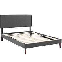 Load image into Gallery viewer, Amaris Queen Platform Bed with Squared Tapered Legs