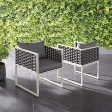 Load image into Gallery viewer, Stance Outdoor Patio Aluminum Dining Armchair Set of 2 by Modway