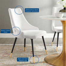 Load image into Gallery viewer, Adorn Tufted Performance Velvet Dining Side Chair by Modway