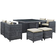 Load image into Gallery viewer, Summon 9 Piece Outdoor Patio Sunbrella¨ Dining Set by Modway