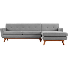 Load image into Gallery viewer, Engage Right-Facing Upholstered Fabric Sectional Sofa by Modway