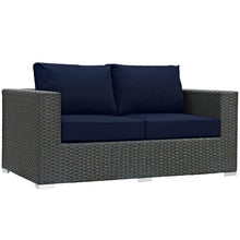 Load image into Gallery viewer, Sojourn 5 Piece Outdoor Patio Sunbrella¨ Sectional Set by Modway