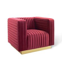 Load image into Gallery viewer, Charisma Channel Tufted Performance Velvet Accent Armchair by Modway