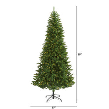 Load image into Gallery viewer, 7.5' Green Valley Fir Artificial Christmas Tree with 500 Clear LED Lights
