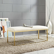 Load image into Gallery viewer, Anticipate Fabric Bench by Modway