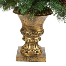 Load image into Gallery viewer, 4' Pine, Pinecone and Berries Artificial Christmas Tree in Decorative Urn