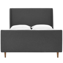 Load image into Gallery viewer, Aubree Upholstered Fabric Queen Sleigh Platform Bed by Modway