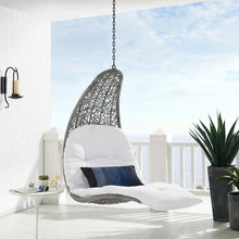 Load image into Gallery viewer, Landscape Hanging Chaise Lounge Outdoor Patio Swing Chair by Modway