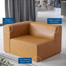 Load image into Gallery viewer, Mingle Vegan Leather Left-Arm Chair by Modway