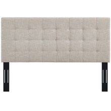 Load image into Gallery viewer, Paisley Tufted Upholstered Linen Fabric King and California King Headboard by Modway