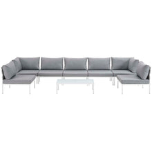 Load image into Gallery viewer, Harmony 8 Piece Outdoor Patio Aluminum Sectional Sofa Set by Modway