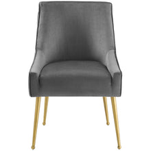 Load image into Gallery viewer, Discern Pleated Back Upholstered Performance Velvet Dining Chair by Modway