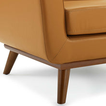 Load image into Gallery viewer, Engage Top-Grain Leather Living Room Lounge Accent Armchair by Modway