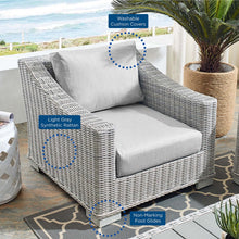 Load image into Gallery viewer, Conway Sunbrella¨ Outdoor Patio Wicker Rattan Armchair by Modway