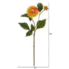 Load image into Gallery viewer, 19" Dahlia Artificial Flower (Set of 6)