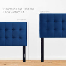 Load image into Gallery viewer, Lily Biscuit Tufted Performance Velvet Twin Headboard by Modway