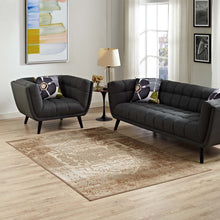 Load image into Gallery viewer, Rosina Distressed Vintage Medallion 5x8 Area Rug by Modway