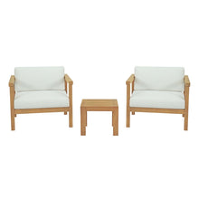 Load image into Gallery viewer, Bayport 3 Piece Outdoor Patio Teak Set by Modway