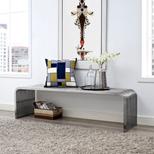 Load image into Gallery viewer, Pipe 60" Stainless Steel Bench by Modway
