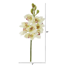Load image into Gallery viewer, 20" Cymbidium Orchid Artificial Flower (Set of 4)