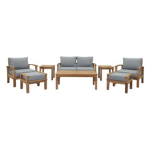 Load image into Gallery viewer, Marina 8 Piece Outdoor Patio Teak Set by Modway