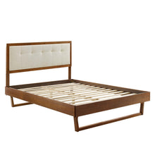 Load image into Gallery viewer, Willow Wood Full Platform Bed With Angular Frame by Modway